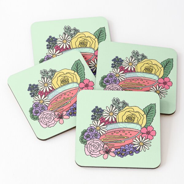 Item preview, Floral Petri Dish Science Laboratory Art designed and sold by BundaBear.