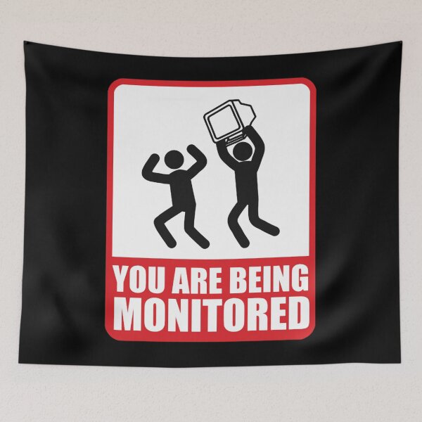 Item preview, you are being monitored designed and sold by Layan Shehab.