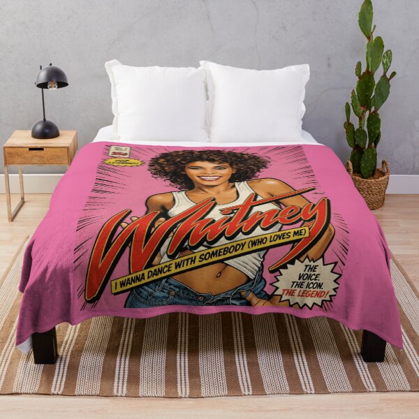 Item preview, Whitney Houston Retro Pop Art Comic Style Portrait designed and sold by Vicky021.