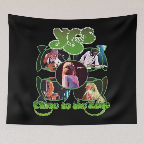 Item preview, yess band closes to the edges vintage prog rock designed and sold by Layan Shehab.