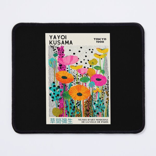 Item preview, yayoi kusama tokyo 1998 colorful flowers dots wall art, psychedelic kusama floral art classic t-shir designed and sold by Layan Shehab.