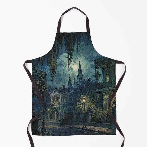 Item preview, Midnight in the Garden District - New Orleans Gothic Art Print designed and sold by CaseyMichelleArt.