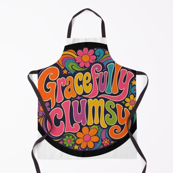 Item preview, Gracefully Clumsy – Retro Psychedelic Design designed and sold by ZombieZooCuties.