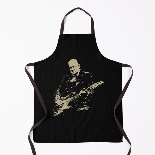 Item preview, winston churchill playing electric guitar rocker performance designed and sold by Layan Shehab.