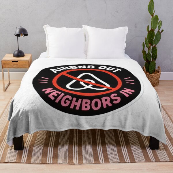 Item preview, Airbnb Out Neighbors In Protest Badge designed and sold by SassyArtistry.