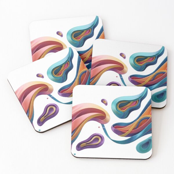 Item preview, Floating Rainbow Ribbon | Modern Abstract Motion designed and sold by EverMuse_0_0.
