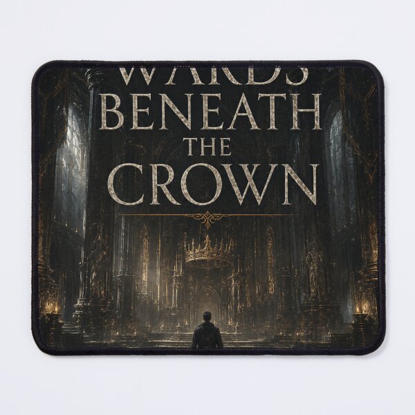 Item preview, The Wards Beneath the Crown Book Cover | Dark Epic Science Fantasy Art designed and sold by Element Horizon Studio.