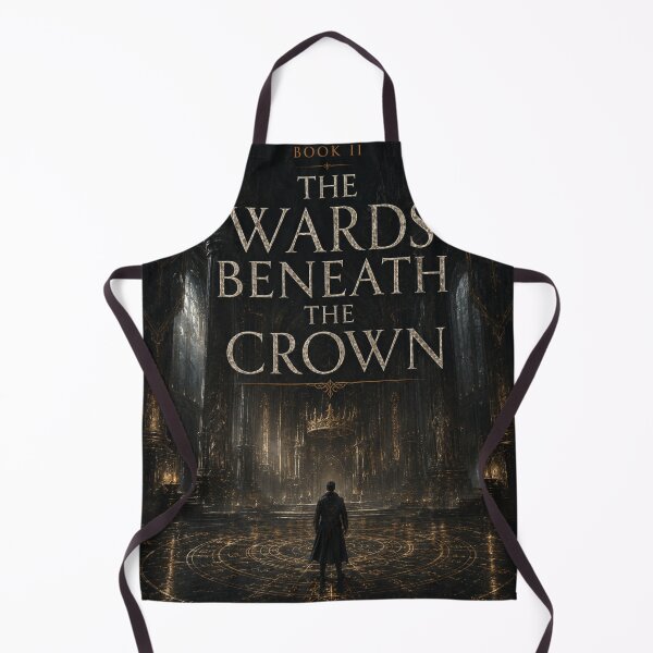 Item preview, The Wards Beneath the Crown Book Cover | Dark Epic Science Fantasy Art designed and sold by Element Horizon Studio.