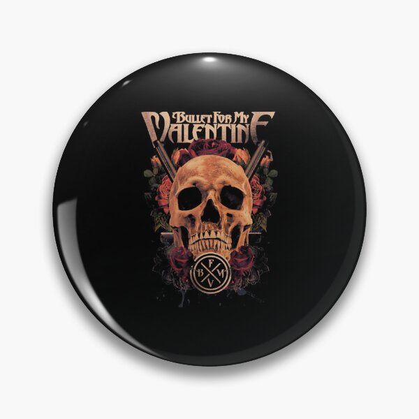 Artikelvorschau, Frauen Männer Totenkopf Rose BFMV Metall Retro Vintage entworfen und verkauft von DemicTarik.
