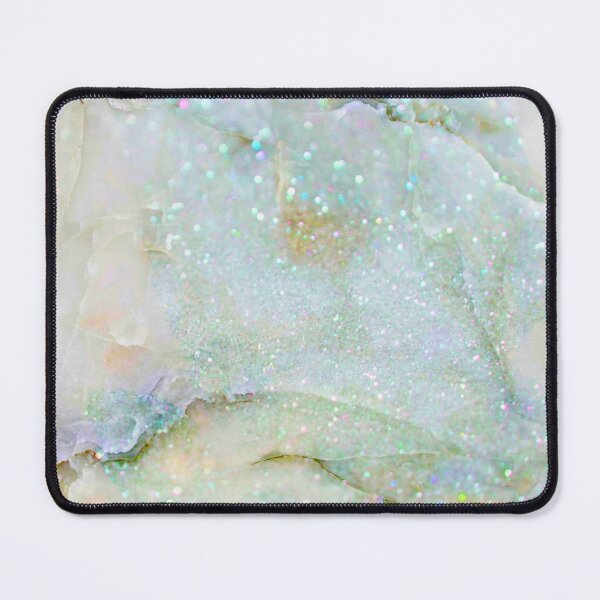 Item preview, (Faux) Glitter Aqua-Green and Gentle Pink (Faux) Marble designed and sold by DEC02.