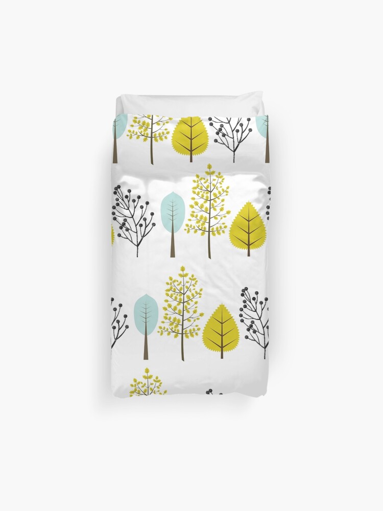 scandinavian woodland duvet cover