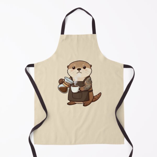 Item preview, Barista Otter designed and sold by Otterbean.