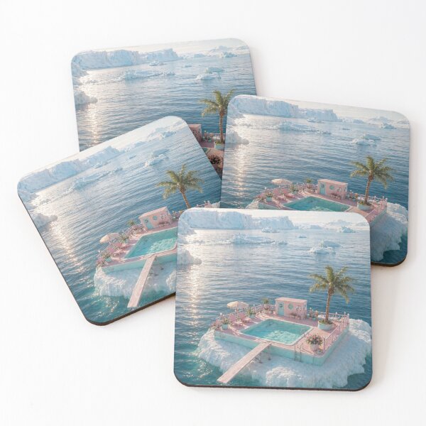 Item preview, Tropical pool on an iceberg in the Arctic Ocean designed and sold by Mauswohn.