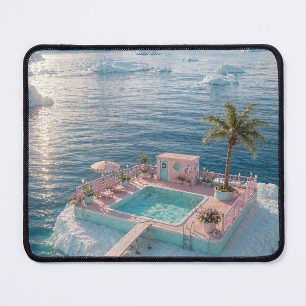 Item preview, Tropical pool on an iceberg in the Arctic Ocean designed and sold by Mauswohn.