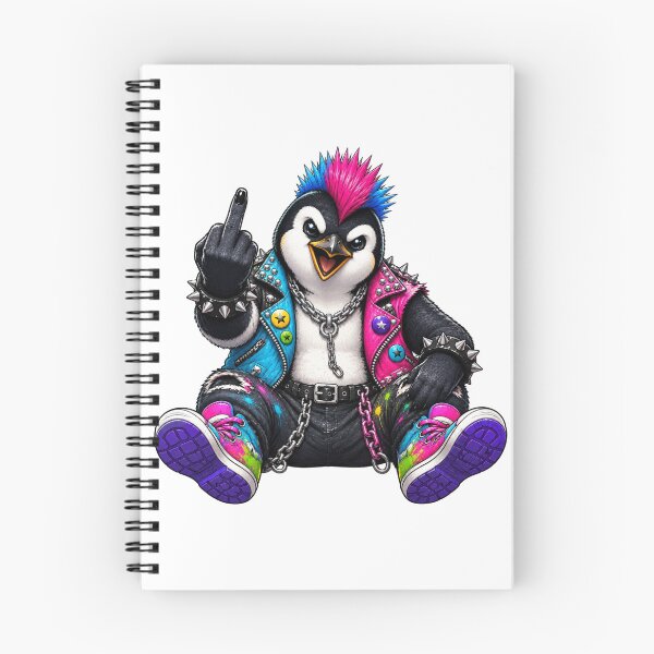 Item preview, Middle Finger Rebellious Penguin designed and sold by pUNKnown.