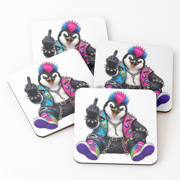 Item preview, Middle Finger Rebellious Penguin designed and sold by pUNKnown.