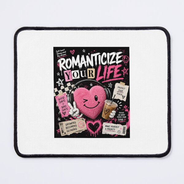 Item preview, Romanticize Your Life Cyber Grunge Y2K Heart Aesthetic designed and sold by Kaaf's Mart.