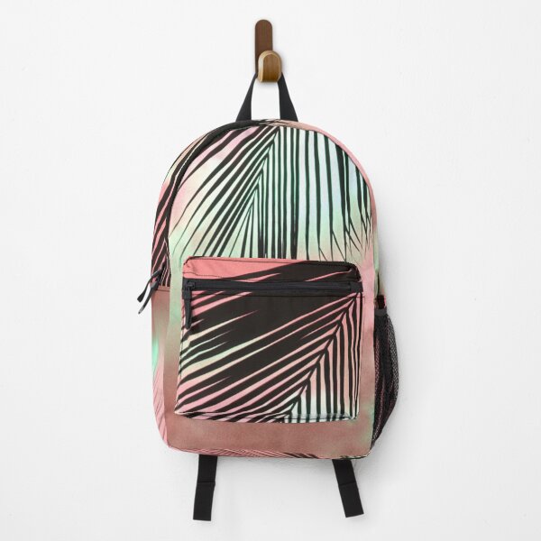 Item preview, Tropical Palm Leaves In Fantasy Pink, Green Sky designed and sold by DEC02.