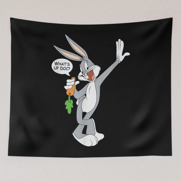 Item preview, vintage looney tunes bugs bunny eating carrot whats up doc cartoon designed and sold by DemicTarik.