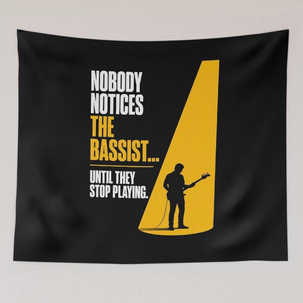 Item preview, Guitarist and Low Frequencies - Bass Player Humor  designed and sold by Art-Arcade6.