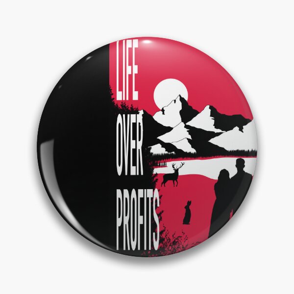 Item preview, Life Over Profits designed and sold by Momoth Illustration.