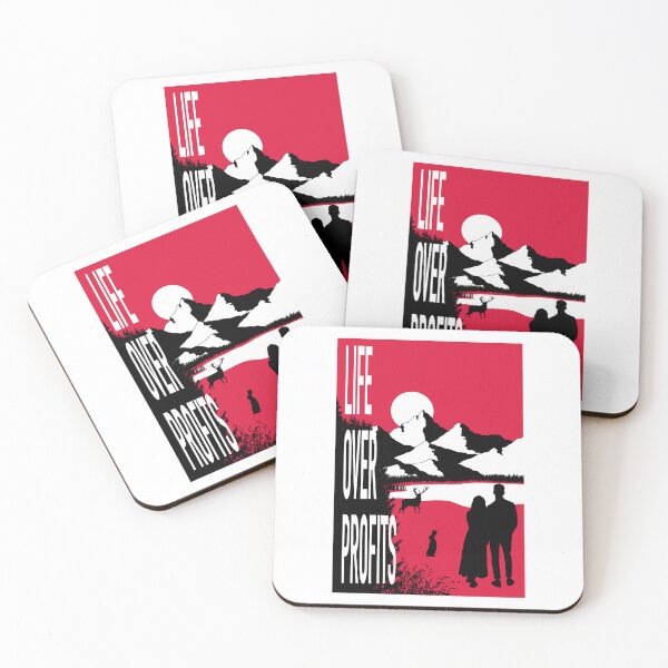 Item preview, Life Over Profits designed and sold by Momoth Illustration.