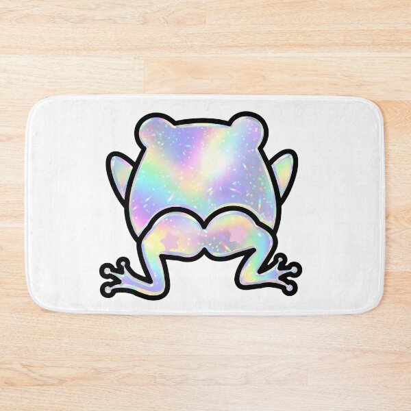 Item preview, Funny Holographic Frog Butt - Iridescent Pastel Frog Booty with Stars designed and sold by Neurospicy Trolls.