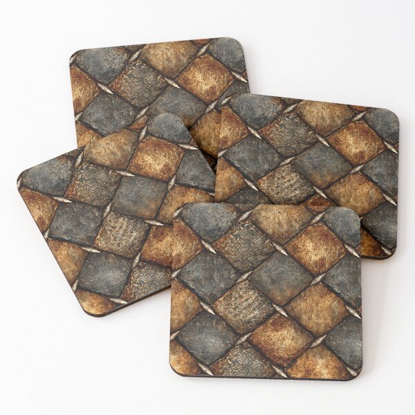 Item preview, Checkered Copper and Iron Weave Art designed and sold by Piotrek0001.