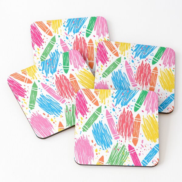 Item preview, Colorful Crayon Scribble Print Pattern designed and sold by RichardRags.