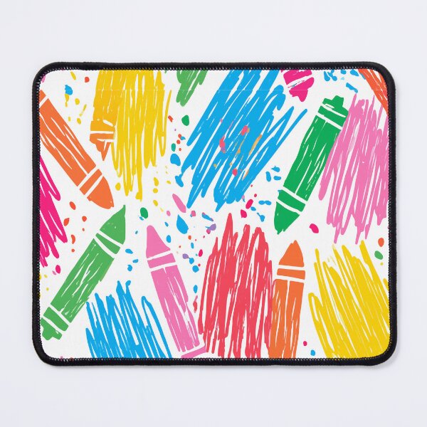 Item preview, Colorful Crayon Scribble Print Pattern designed and sold by RichardRags.