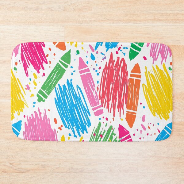 Item preview, Colorful Crayon Scribble Print Pattern designed and sold by RichardRags.