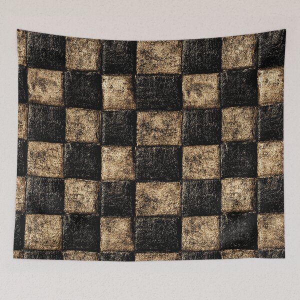 Item preview, Charred Checkered Plate Industrial Art designed and sold by Piotrek0001.