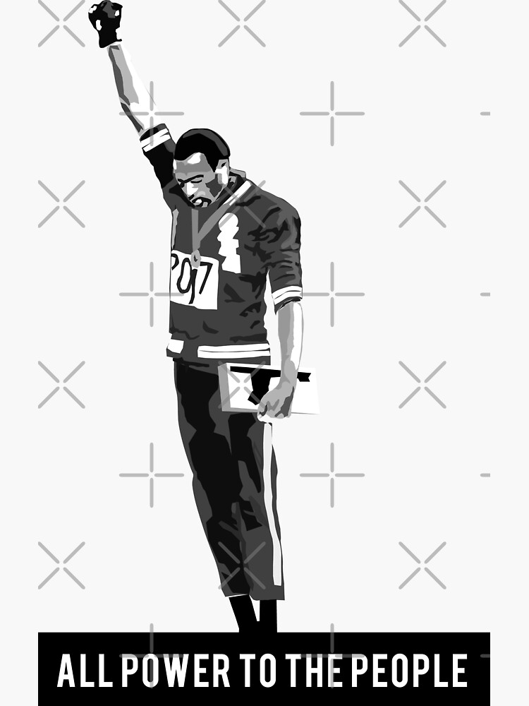 John Carlos Civil rights protests by mayerarts