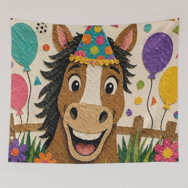 Item preview, Happy Birthday Horse Party Hats designed and sold by Mauswohn.