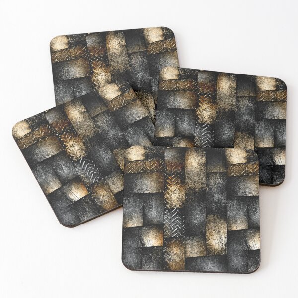 Item preview, Interlocking Rusted Metal Plate Art designed and sold by Piotrek0001.