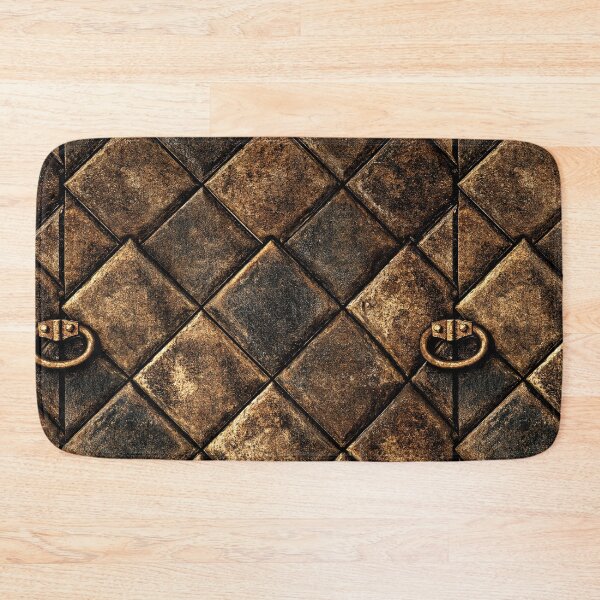 Item preview, Rusted Quilted Metal with Ring Handle designed and sold by Piotrek0001.