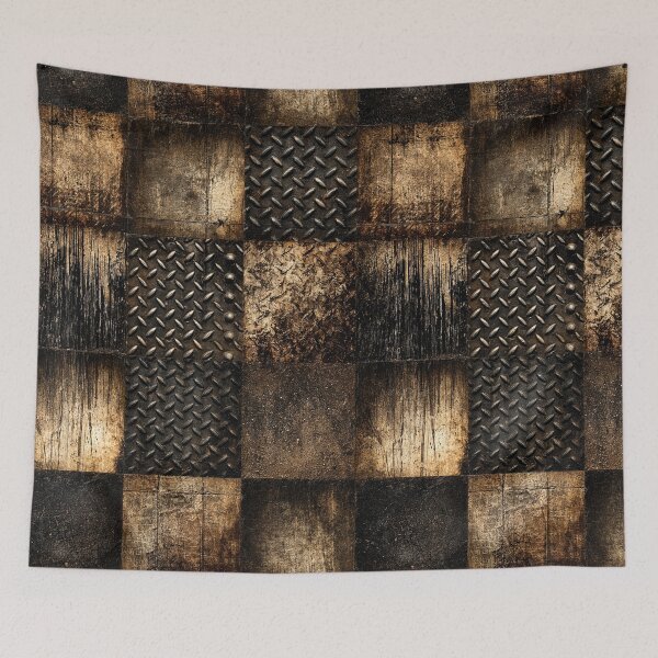Item preview, Mixed Geometric Industrial Rust Pattern designed and sold by Piotrek0001.