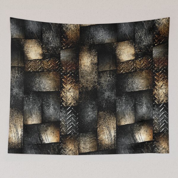 Item preview, Interlocking Rusted Metal Plate Art designed and sold by Piotrek0001.