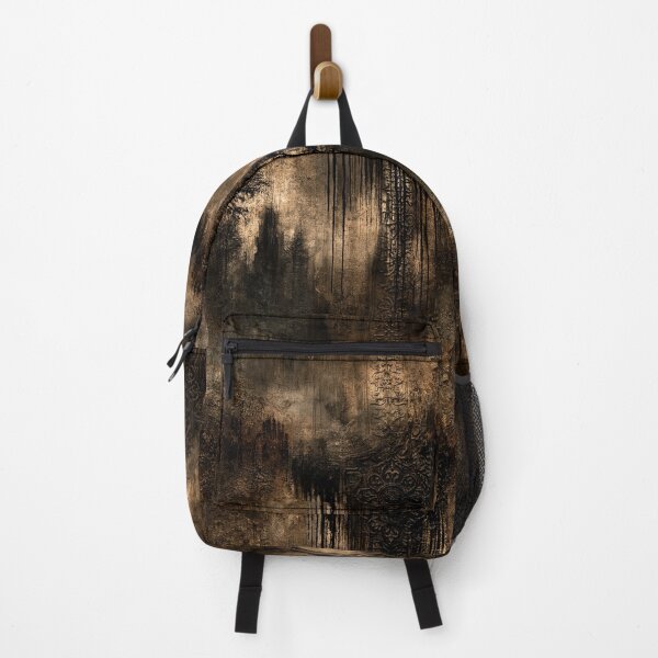 Item preview, Misty Forest Silhouette on Rusted Metal designed and sold by Piotrek0001.