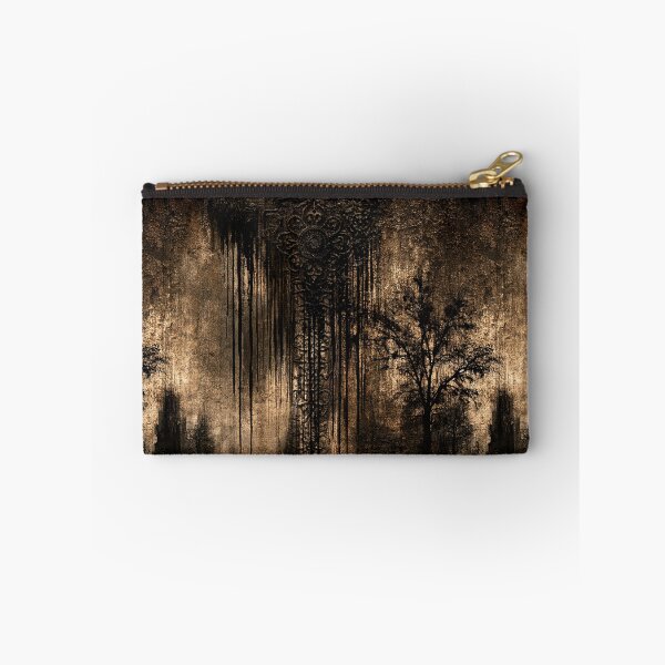 Item preview, Misty Forest Silhouette on Rusted Metal designed and sold by Piotrek0001.