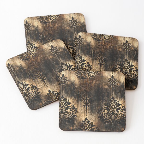 Item preview, Vintage Gothic Damask on Dark Steel designed and sold by Piotrek0001.