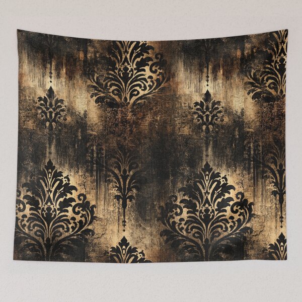 Item preview, Vintage Gothic Damask on Dark Steel designed and sold by Piotrek0001.