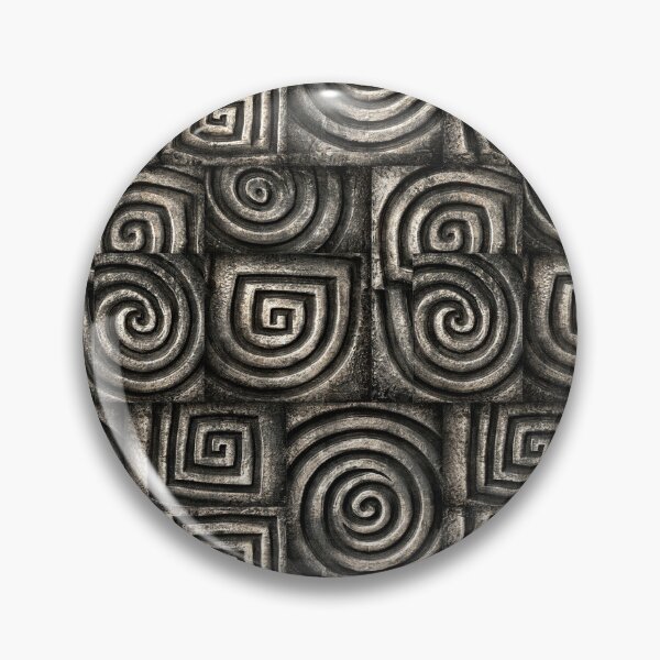 Item preview, Ancient Spiral Relief on Dark Iron designed and sold by Piotrek0001.