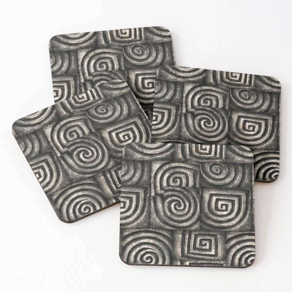 Item preview, Ancient Spiral Relief on Dark Iron designed and sold by Piotrek0001.