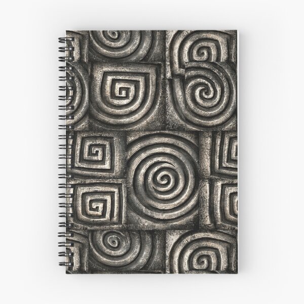Item preview, Ancient Spiral Relief on Dark Iron designed and sold by Piotrek0001.
