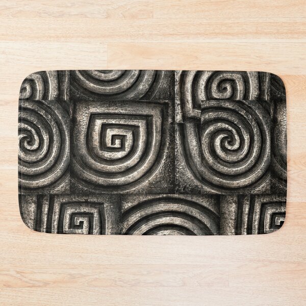 Item preview, Ancient Spiral Relief on Dark Iron designed and sold by Piotrek0001.