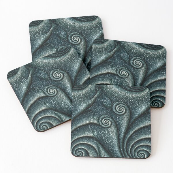 Item preview, Blue Patina Swirls on Textured Metal designed and sold by Piotrek0001.