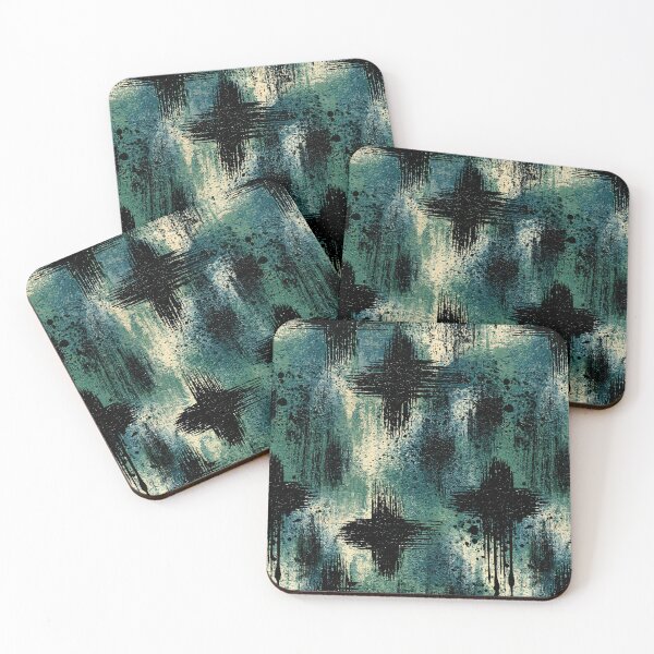 Item preview, Verdigris Cross Pattern on Rusted Metal designed and sold by Piotrek0001.