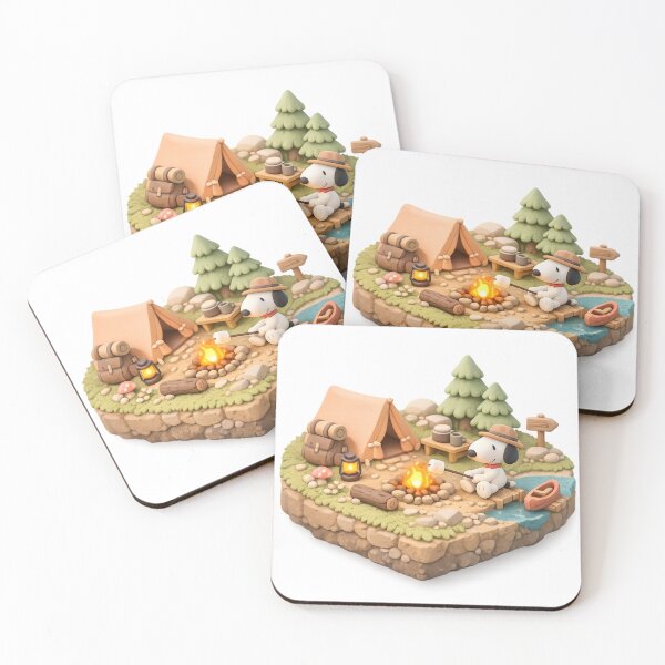 Item preview, Isometric Micro Camping Tiny Outdoor Adventure designed and sold by teemix.