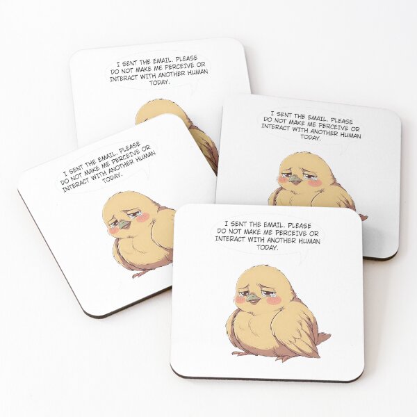 Item preview, I Sent The Email Funny Office Introvert Bird designed and sold by SassyArtistry.